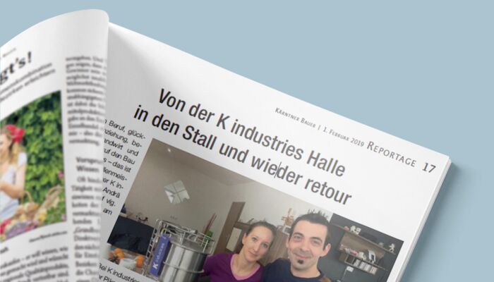 K industries im “Kärntner Bauer”